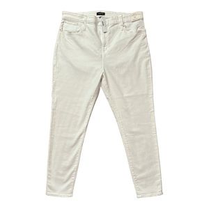 NWT J. Crew White Curvy Toothpick Jeans Women’s Size 35  [170]